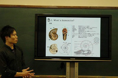 アンモナイト講義と収蔵庫見学会　2012年12月8・10・11日