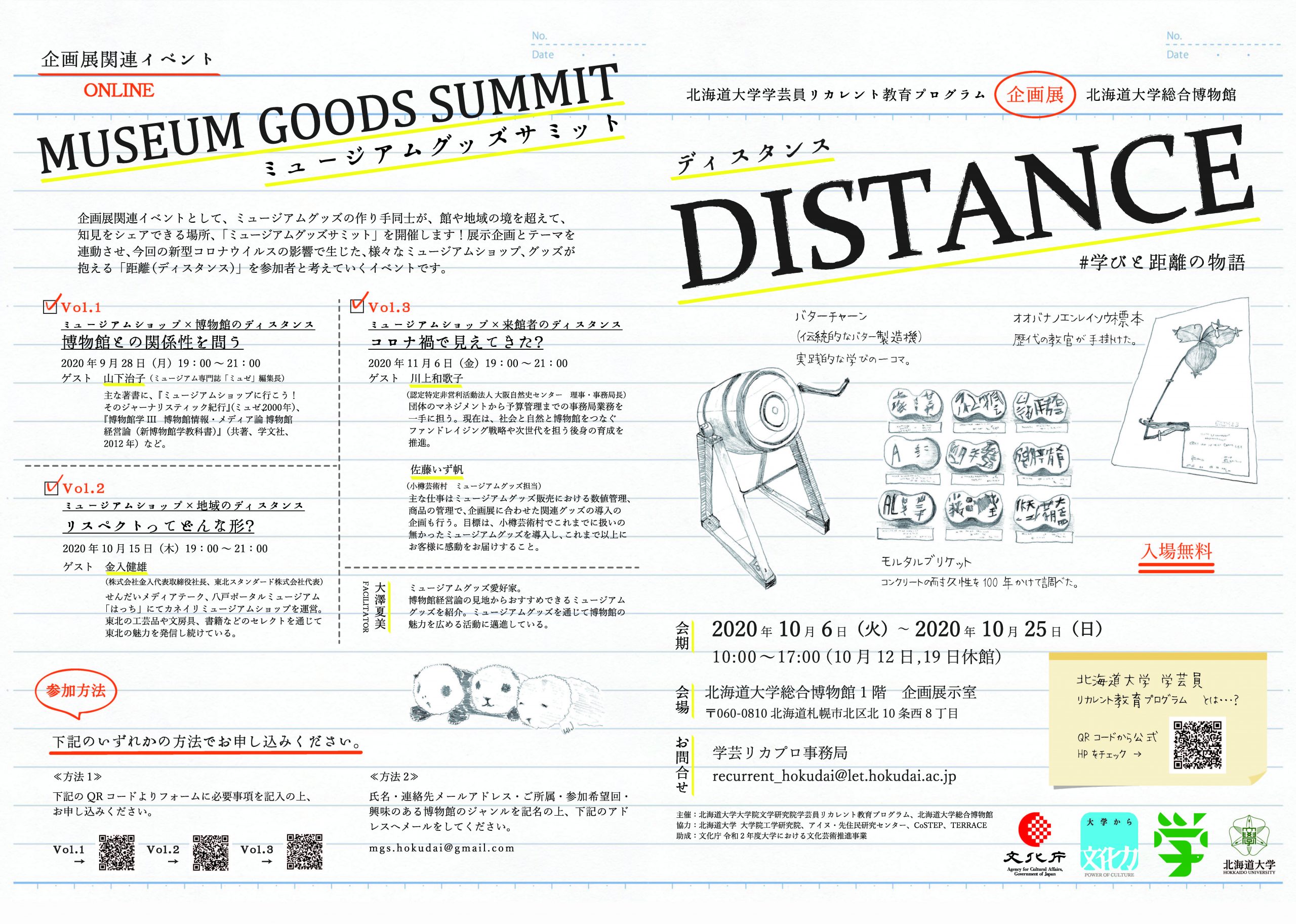学芸員リカレント教育プログラム企画展 Distance 学びと距離の物語 北海道大学総合博物館 学芸員リカレント教育プログラム企画展 Distance 学びと距離の物語 北海道大学総合博物館